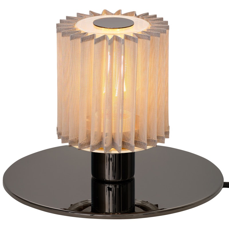 In the Sun 220 Tischlampe, Schwarz / Silbrig Mesh