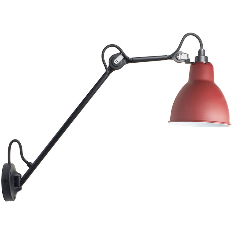 Lampe Gras N°122 SW Wandleuchte, Rot