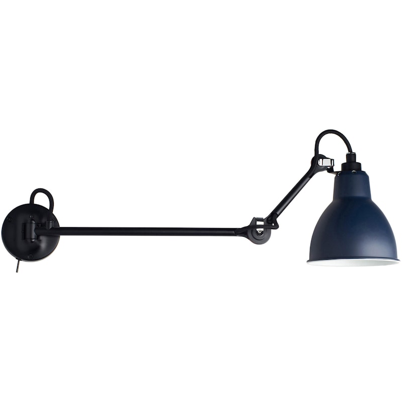 Lampe Gras N°204 L40 SW Wandleuchte, Blau