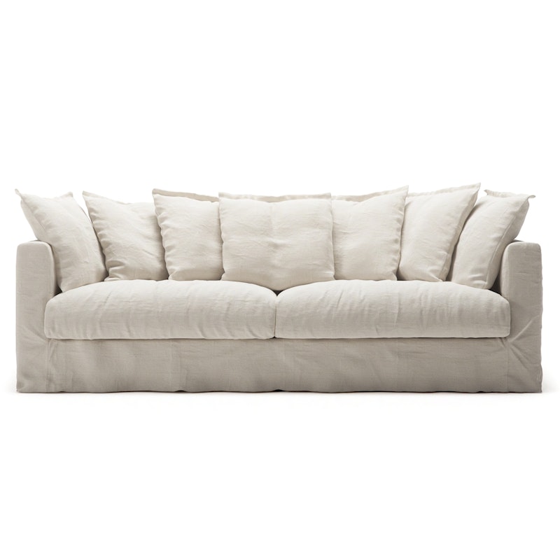 Bezug Für Le Grand Air 3-Sitzer-Sofa Leinen, Creamy White