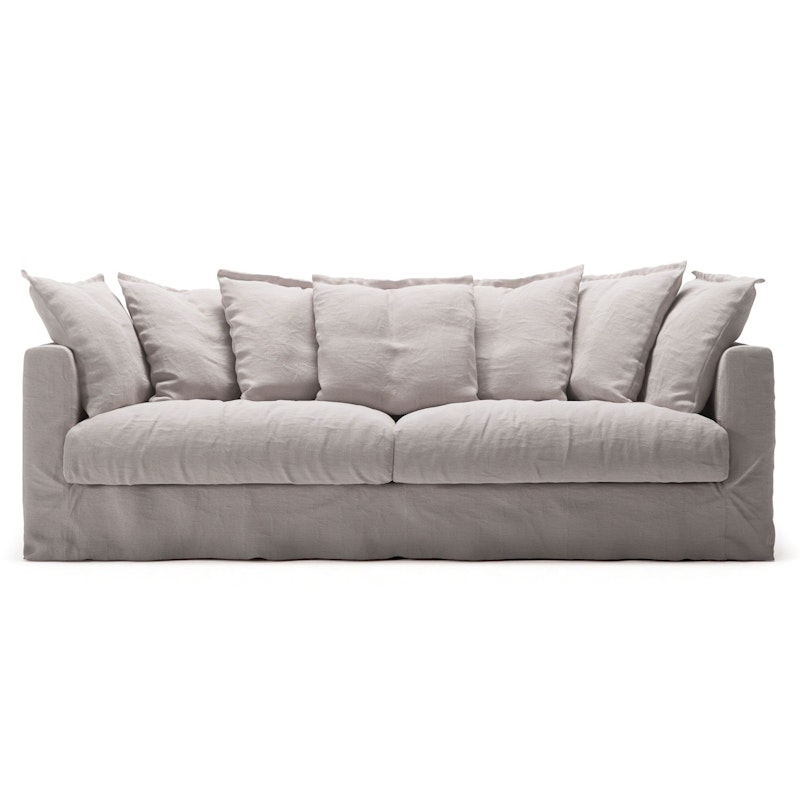 Bezug Für Le Grand Air 3-Sitzer-Sofa Leinen, Misty Grey