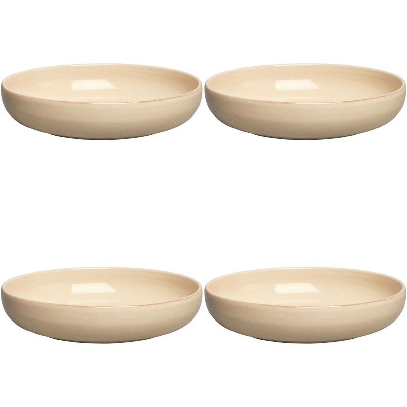 BON Schüssel 22 cm 4-er Set, Beige