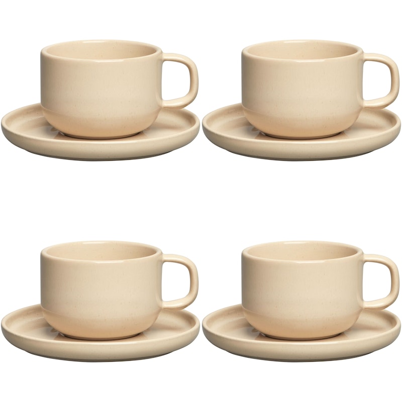 BON Teetasse 4-er Set, Beige