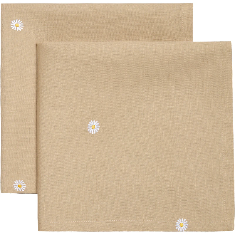 Daisy Serviette 2-er Set 45x45 cm