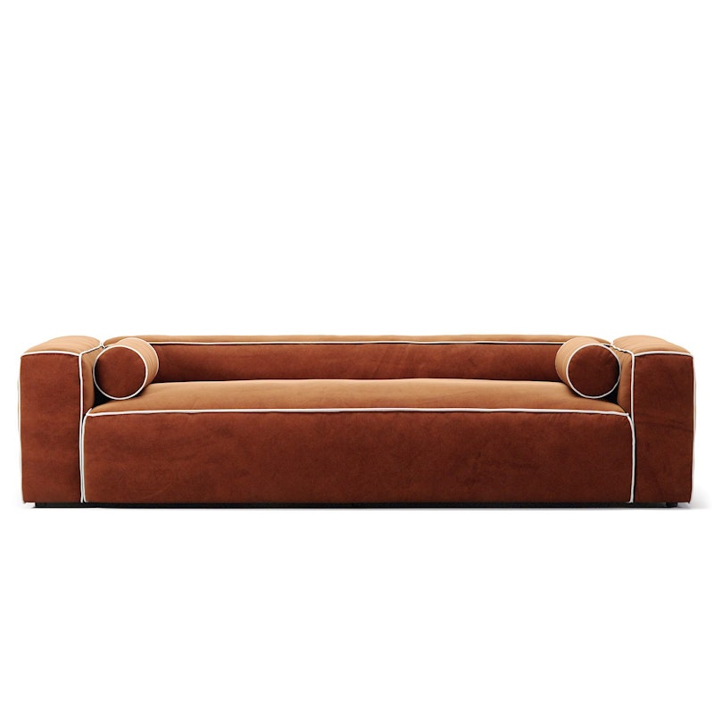 Grand Hue 3-Sitzer-Sofa, Copper Glow / Moon White