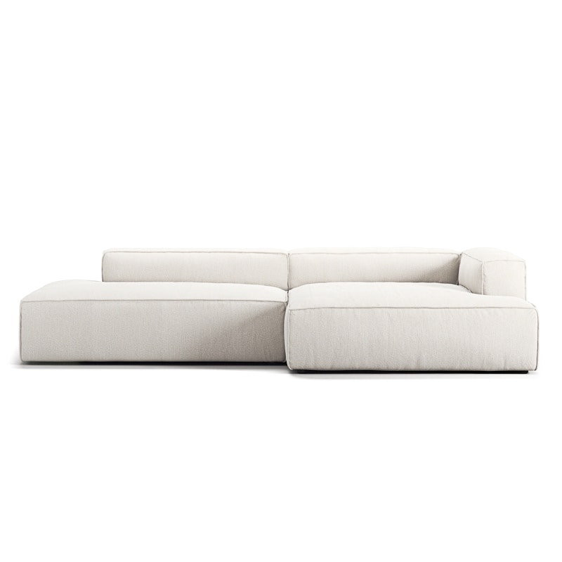 Grand 2,5-Sitzer-Sofa offener abschluss Links, Steam White