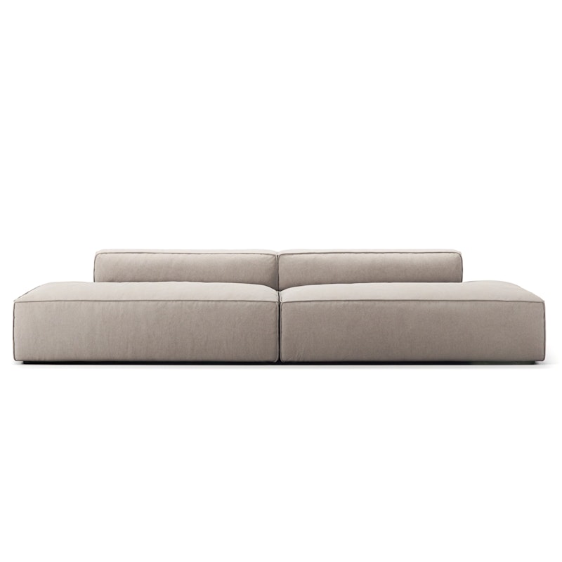 Grand 4-Sitzer-Sofa offene abschlüsse, Sandshell Beige