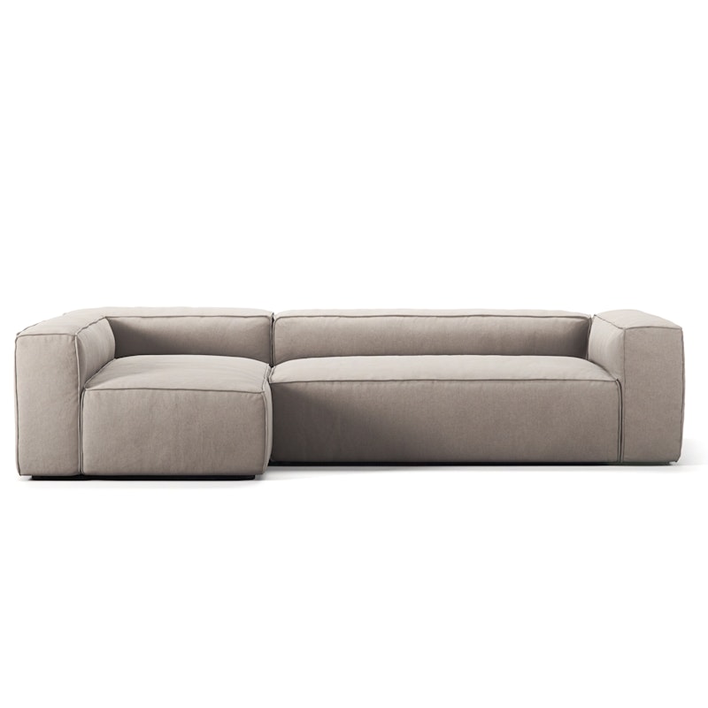 Grand 4-Sitzer-Sofa Liege Links, Sandshell Beige