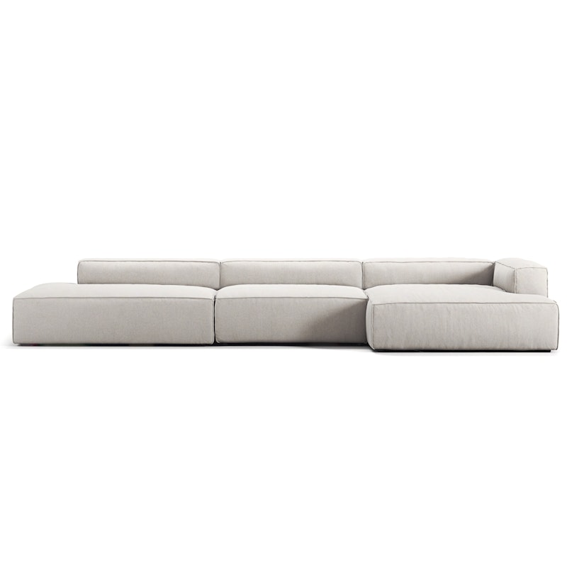 Grand 5-Sitzer-Sofa offener abschluss Links, Moon White