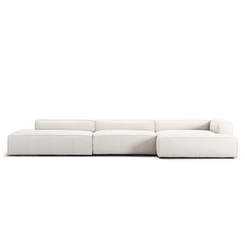 Grand 5-Sitzer-Sofa offener abschluss Links, Steam White