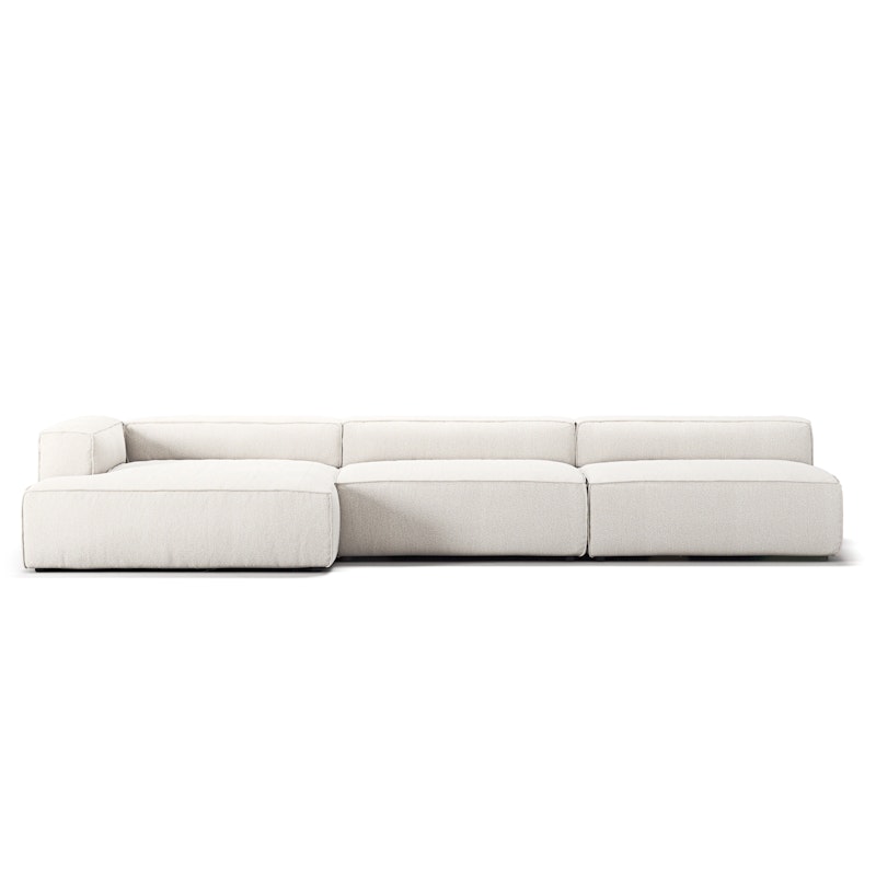 Grand 5-Sitzer-Sofa sonnenliege Links, Steam White