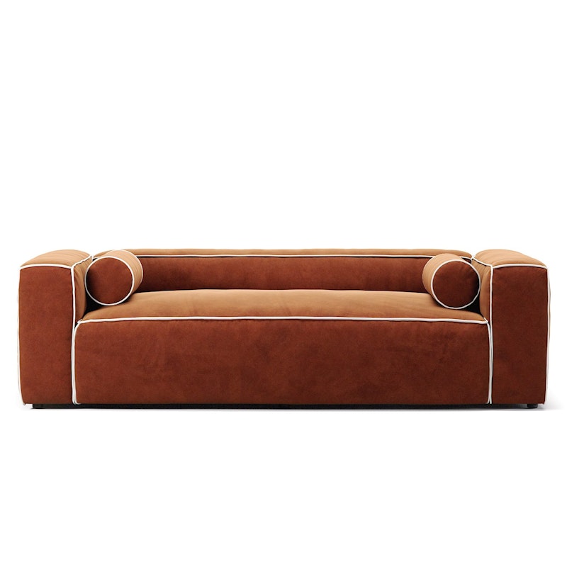 Grand Hue 2-Sitzer-Sofa, Copper Glow / Moon White