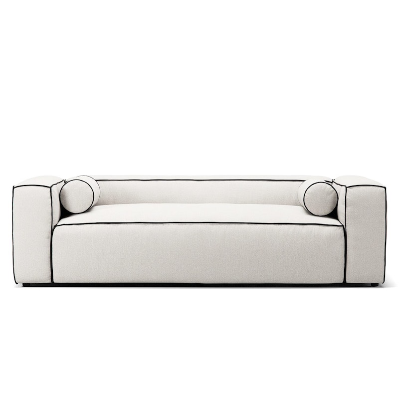 Grand Hue 2-Sitzer-Sofa, Steam White / Mine Graphite