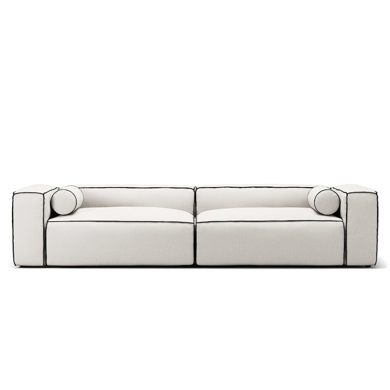 Grand Hue 4-Sitzer-Sofa, Steam White / Mine Graphite