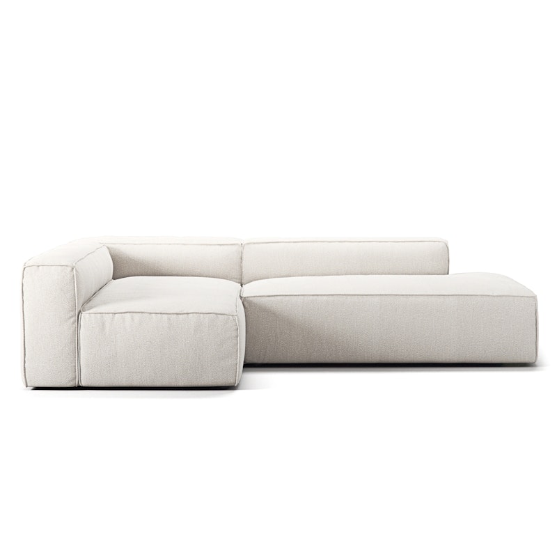 Grand Loungesofa 3-Sitzer offener abschluss Rechts, Steam White