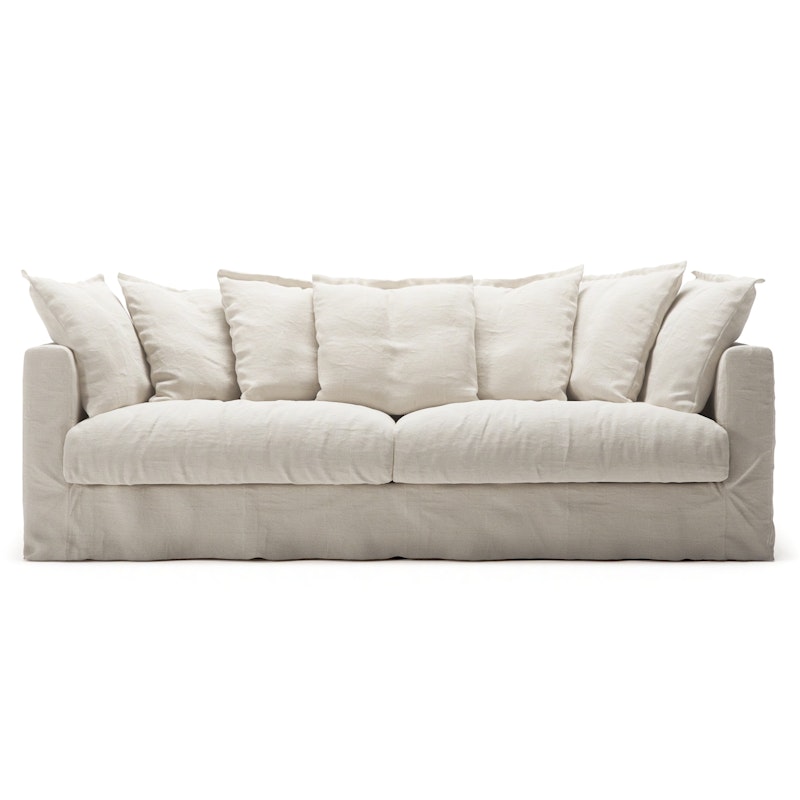 Le Grand Air 3-Sitzer-Sofa Leinen, Creamy White