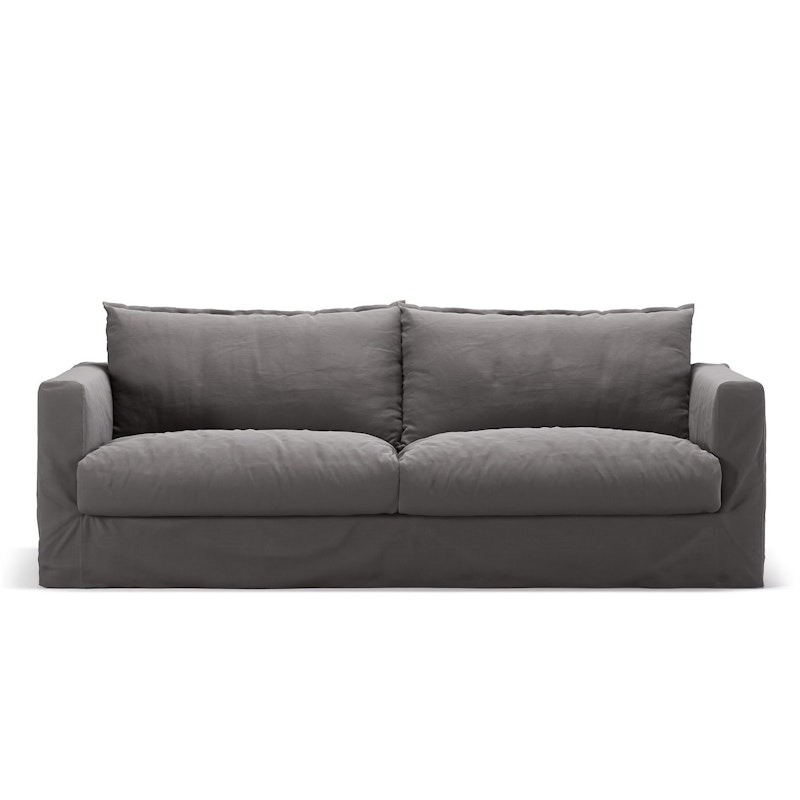 Le Grand Air Nou 3-Sitzer-Sofa Baumwolle, Grau