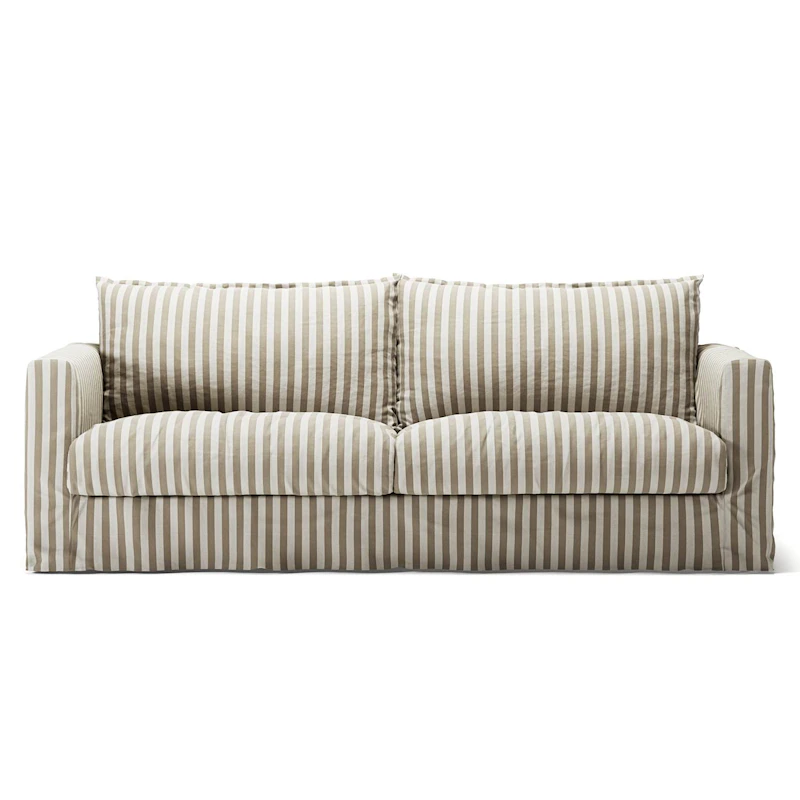 Le grand Air Nou 3-Sitzer-Sofa Leinen, Gentle Ribbon