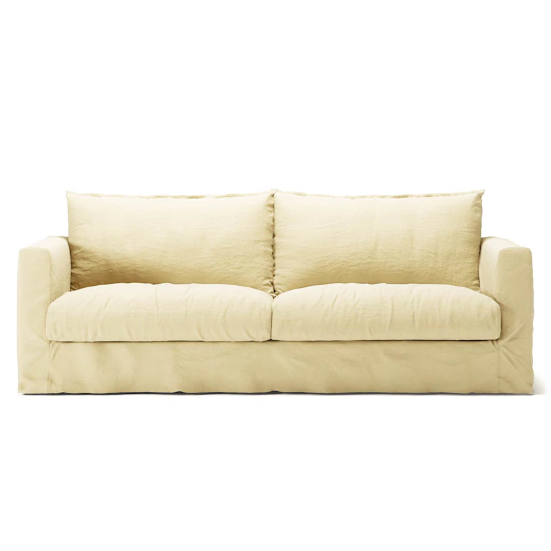 Le grand Air Nou 3-Sitzer-Sofa Leinen, Morning Glow