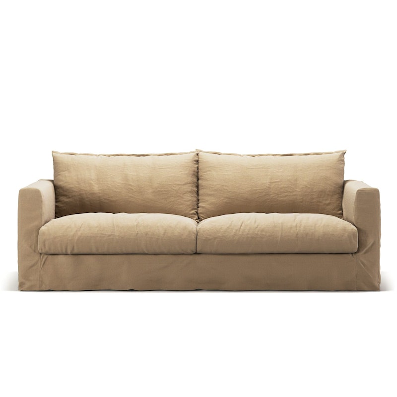 Le grand Air Nou 3-Sitzer-Sofa Leinen, Desert Sand