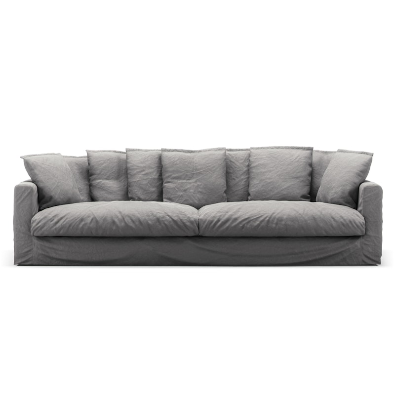 Le Grand Air 4-Sitzer-Sofa Baumwolle, Grau