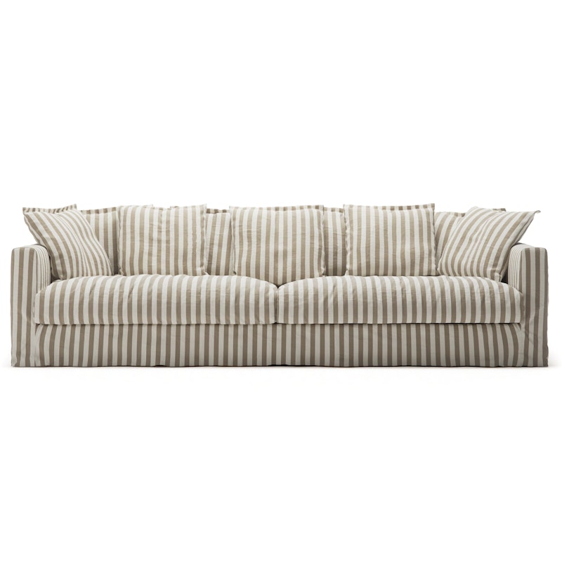 Le Grand Air 4-Sitzer-Sofa Leinen, Gentle Ribbon