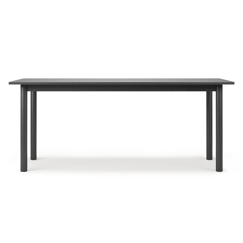 Milo C12 Esstisch 84x180 cm, Schwarz