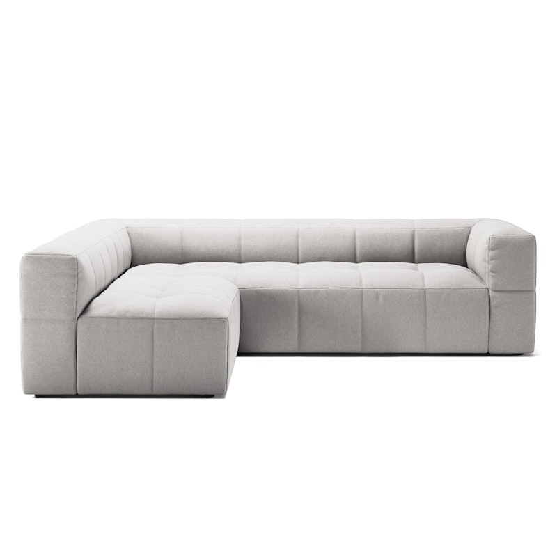 Mure 3-Sitzer-Sofa Mit Offenem Abschluss Links, Moon White
