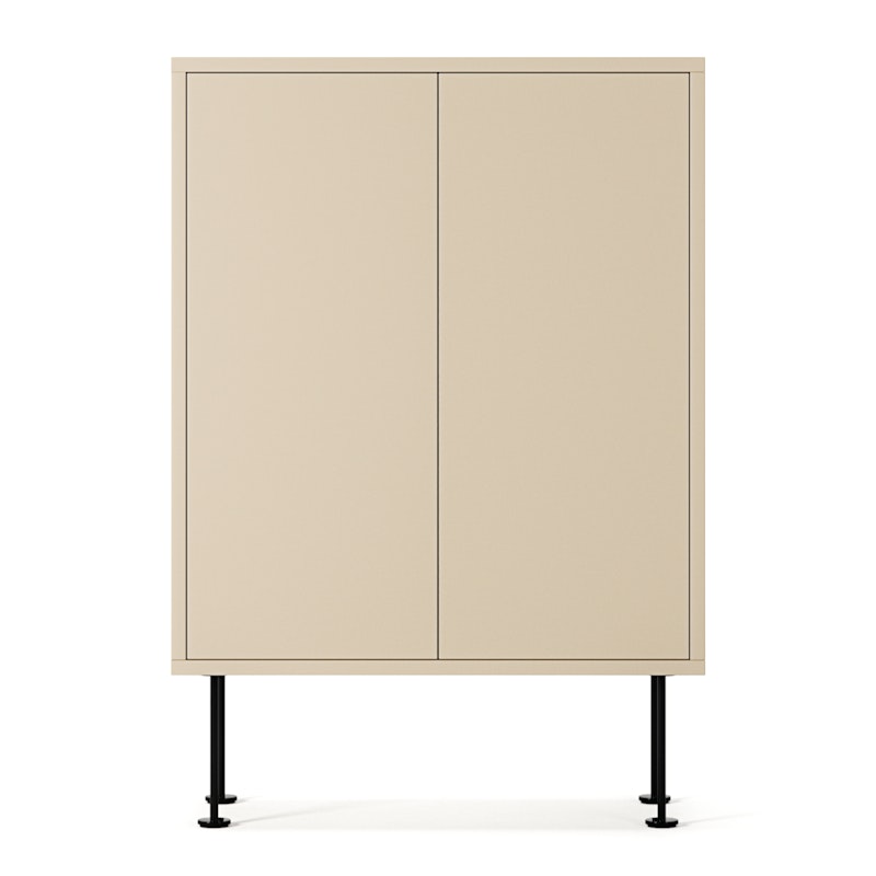 Vogue 64 Schränkchen, Sand / Schwarz