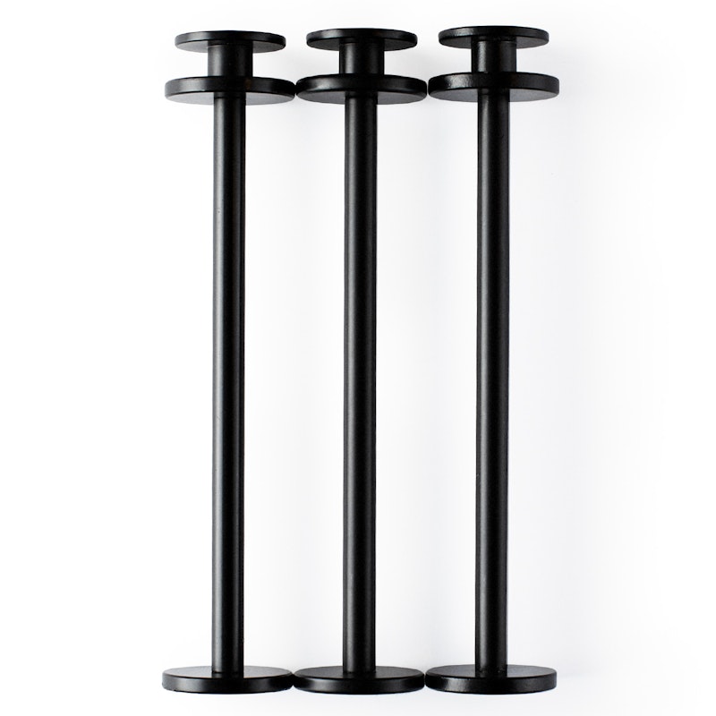 Vogue Beine 3-er Set, Schwarz