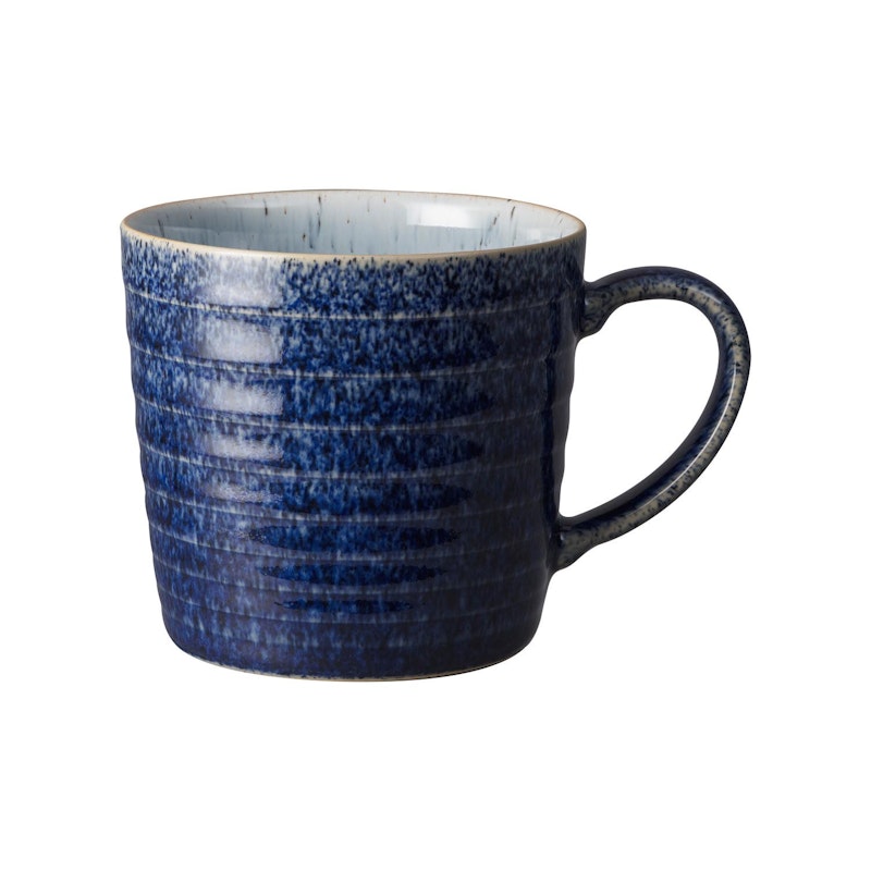 Studio Gerillte Tasse 40 cl, Kobaltblau/ Pebble