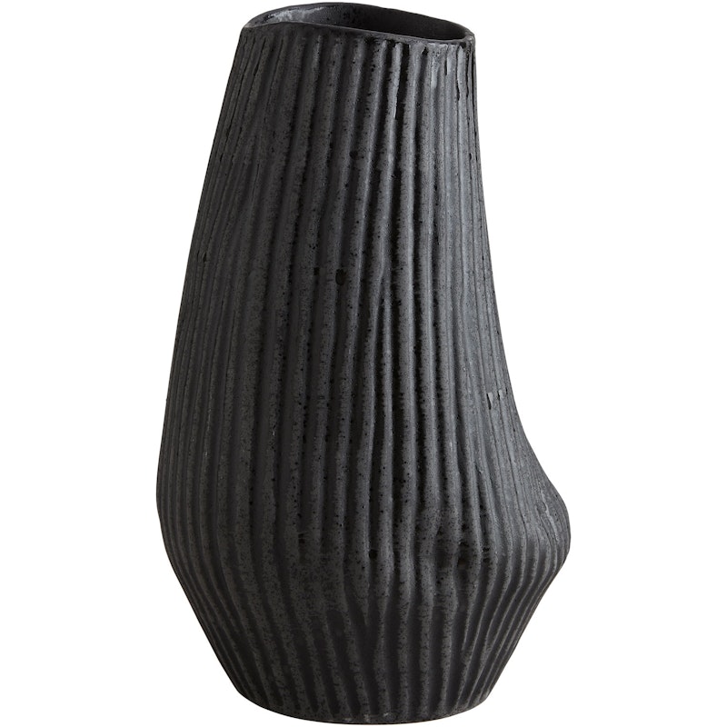 Willow Vase 36 cm, Schwarz