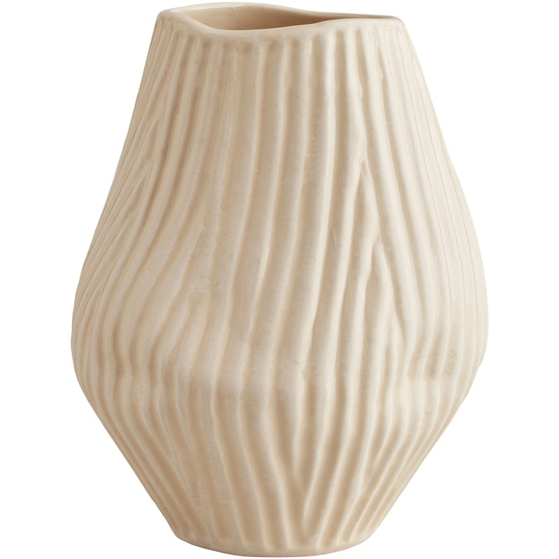 Willow Vase 20,5 cm, Cremefarben