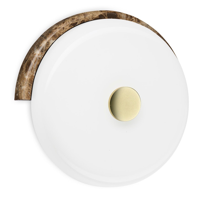 Trip Wandleuchte, Marmor Emperador / Opal
