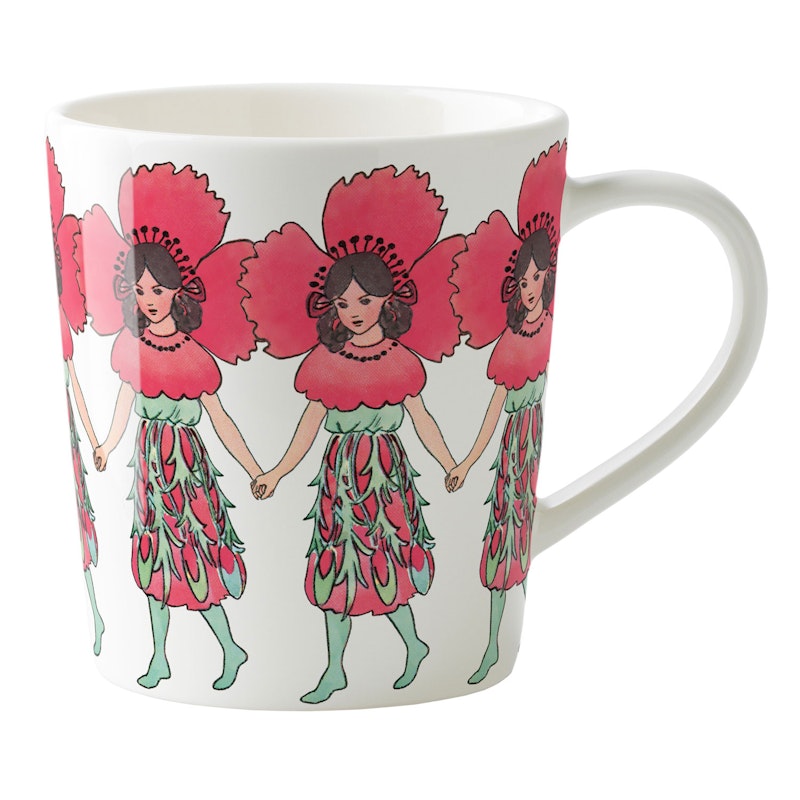 Elsa Beskow Tasse mit Henkel 40 cl, Mohnblume