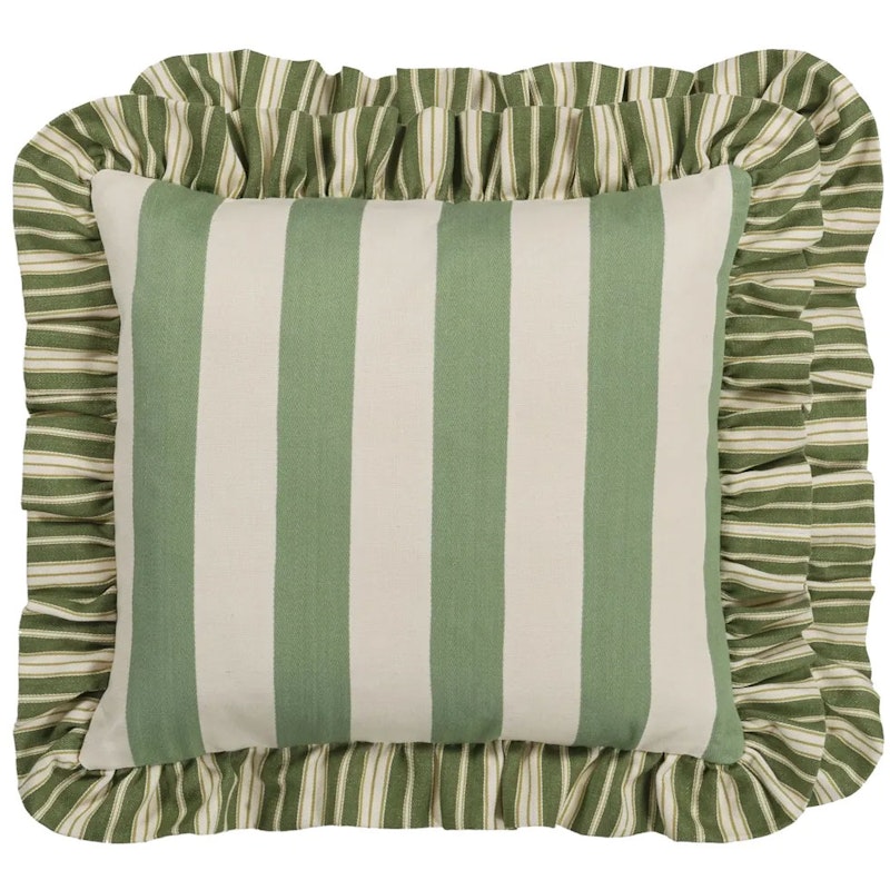 Berkeley Stripe Kissen 43x43 cm, Celadon