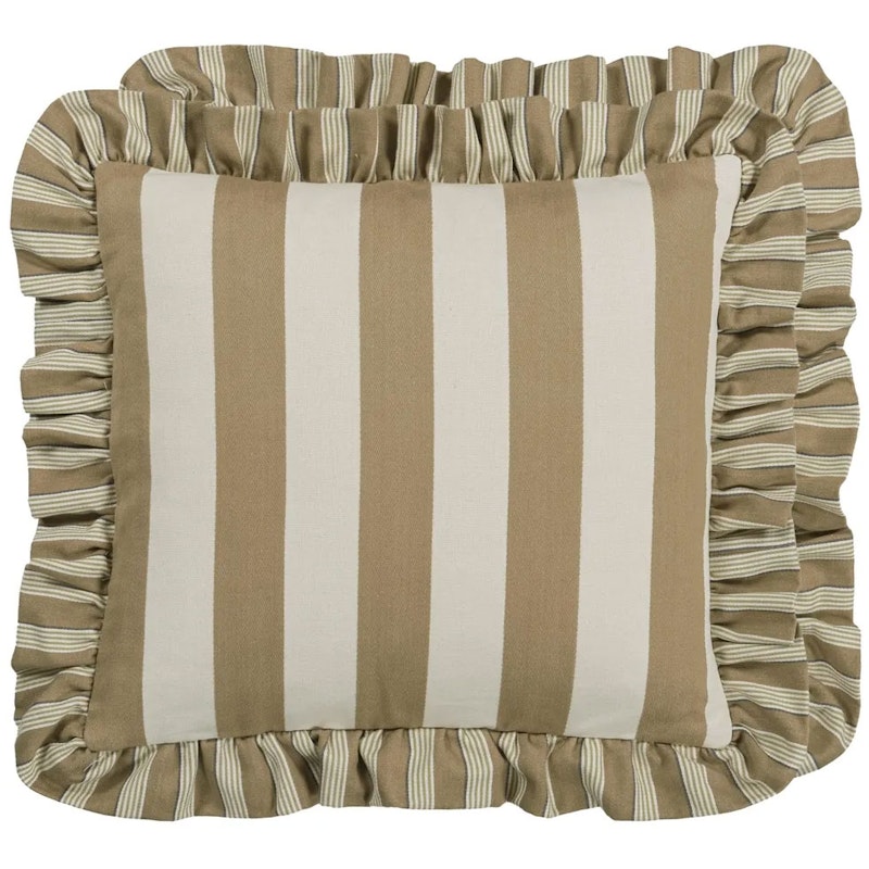 Berkeley Stripe Kissen 43x43 cm, Natural