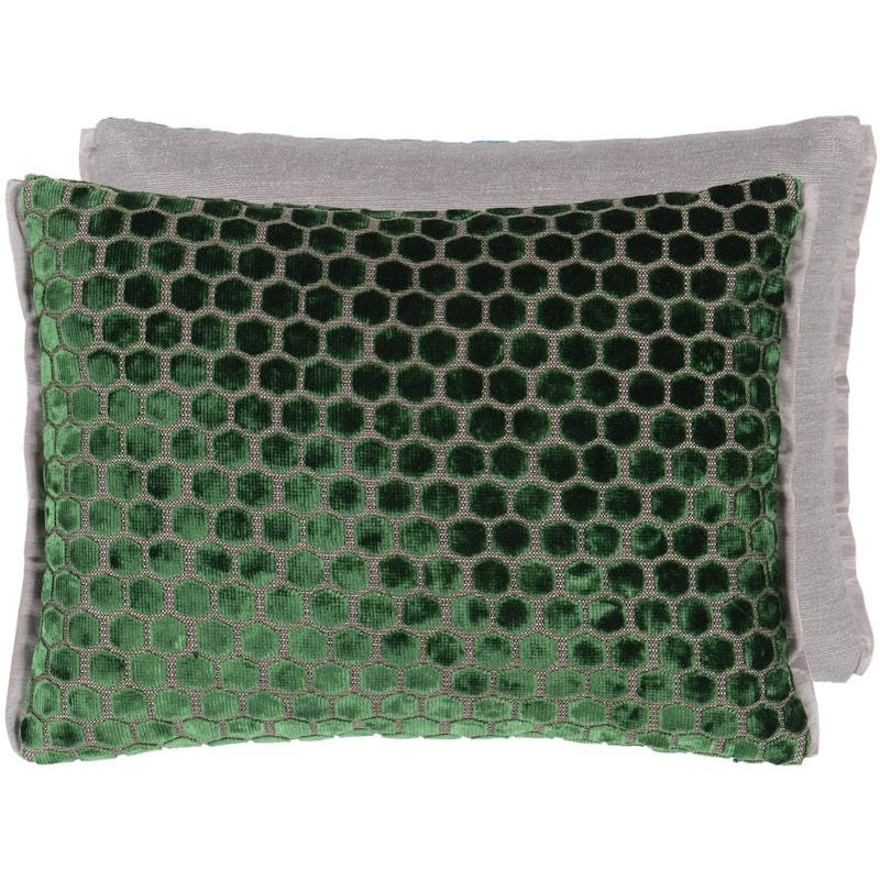 Jabot Kissen 30x40 cm, Emerald