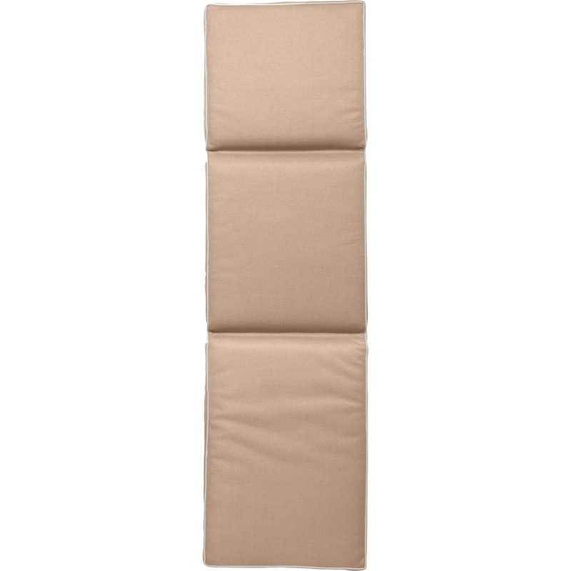 Plain Sonnenbankkissen 50x186 cm, Beige