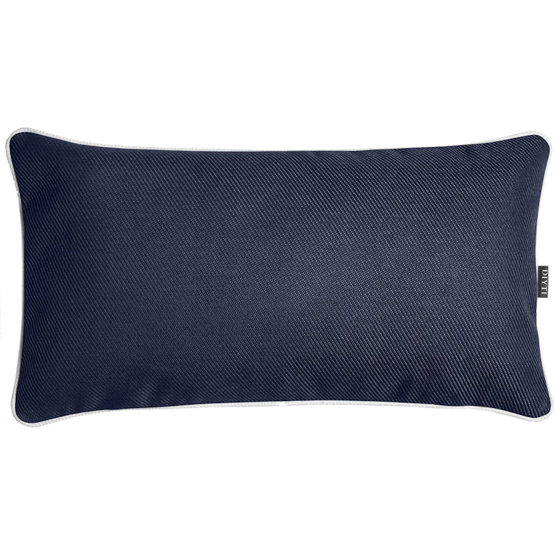 Plain Kissen 25x45 cm, Marineblau