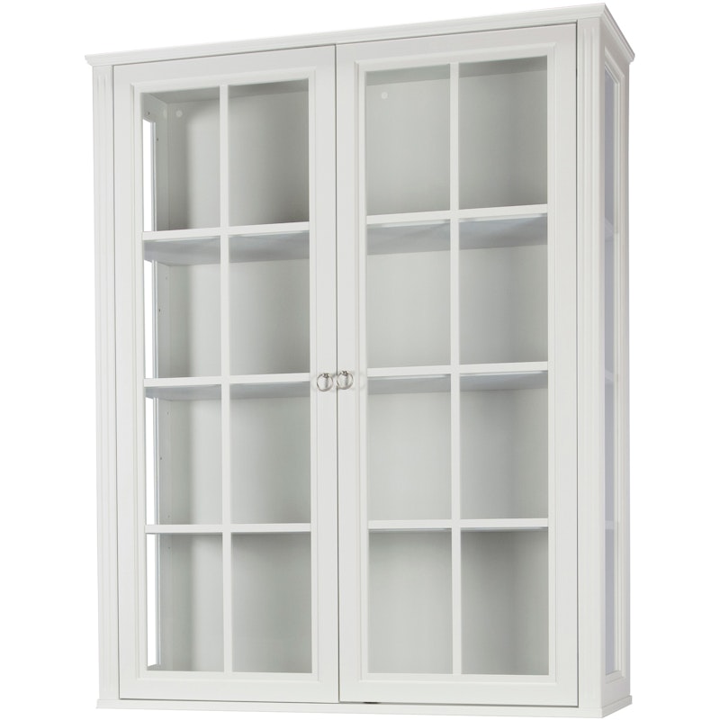 Stockholm 2.0 Vitrine 99x34x124, Whitewash