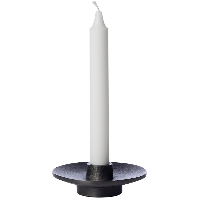 Kerzenhalter Geschwärzt Aluminium, Ø12 cm