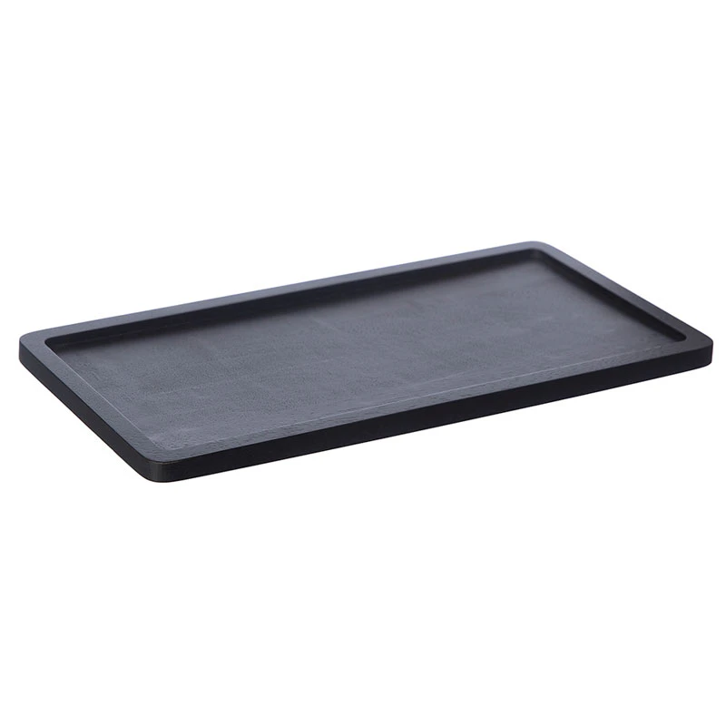 Tablett Rechteckig Schwarz, 30x15 cm von ERNST
