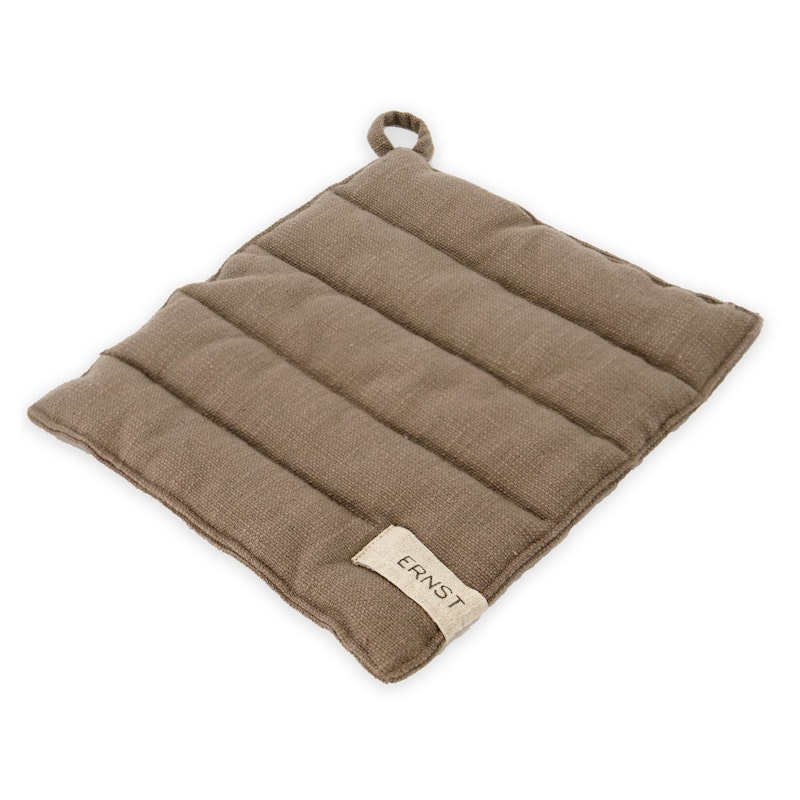 Topflappen 23x25 cm, Taupe