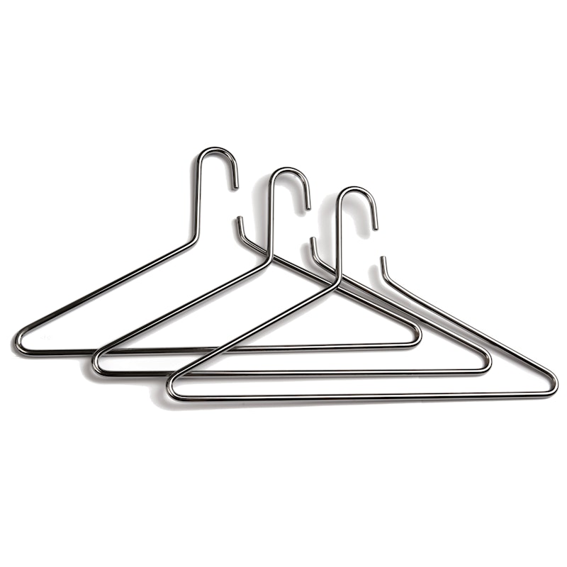 Triangle Kleiderbügel 3-er Set,  Chrome