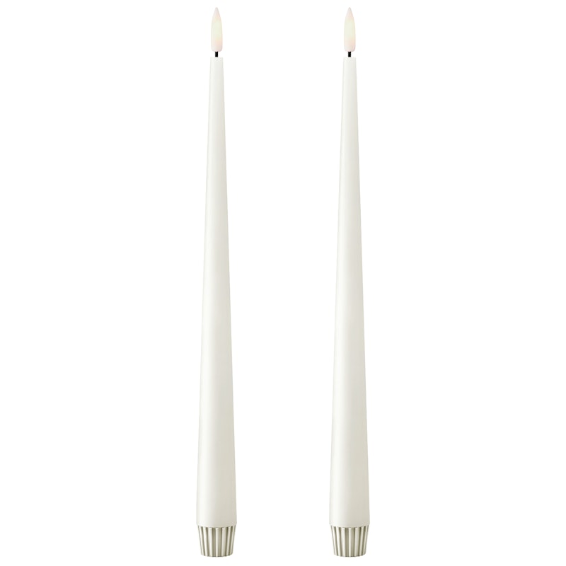 Led-Kerzen 2-er Set 30 cm, Silky