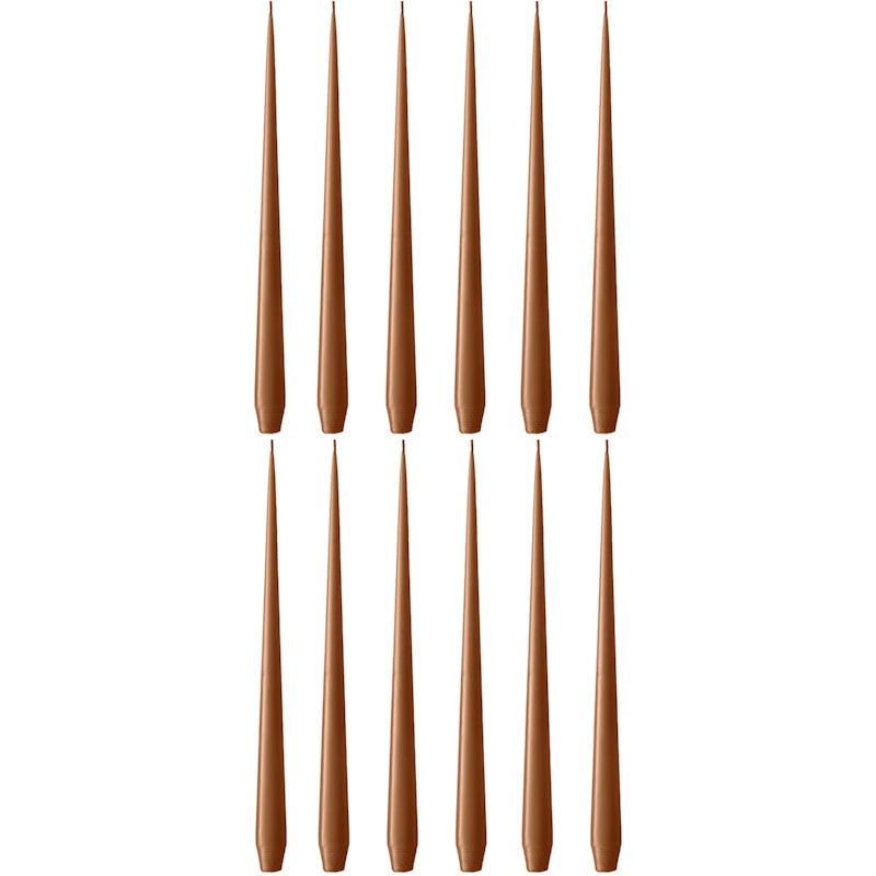 Spitzkerzen Matt 32 cm 12-er Set, Raw Toffee