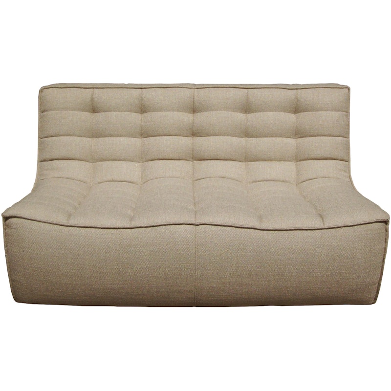 N701 Sofa, Beige 2-Sitzer