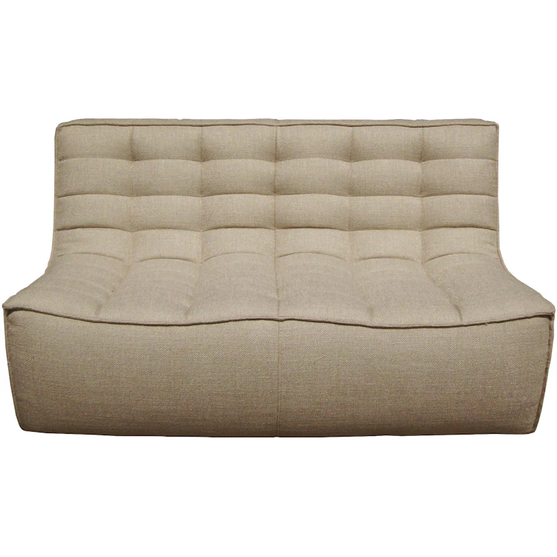 N701 Sofa, Beige 2-Sitzer