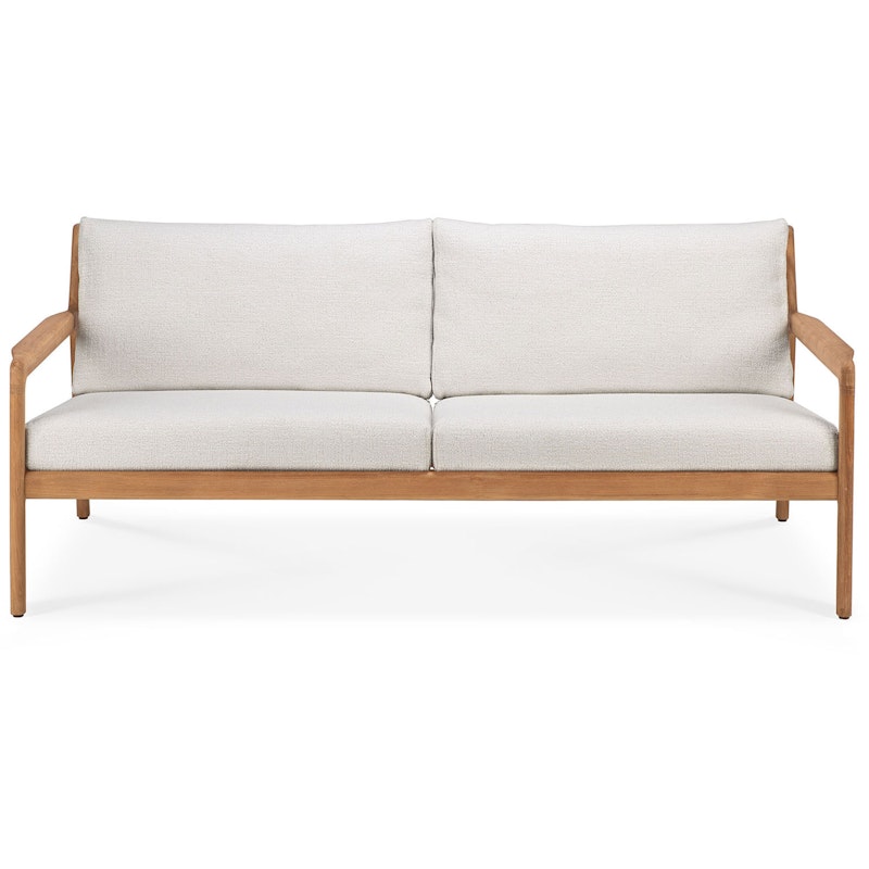 Teak Jack Sofa Outdoor Altweiß, 2-Sitzer